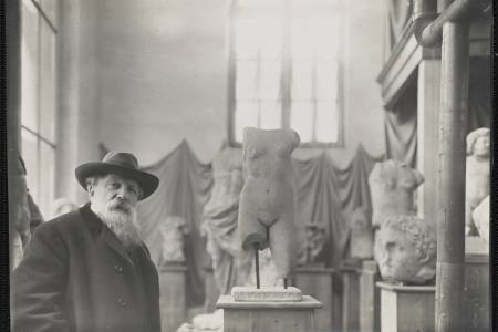 Rodin in his Antiques Studio
